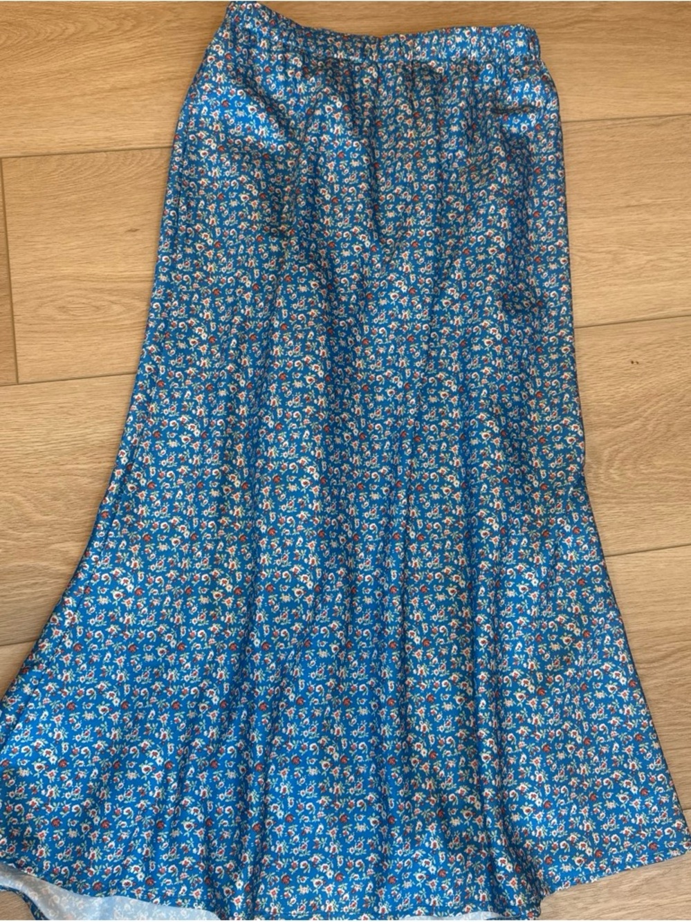 Wishlist Blue Floral Maxi Skirt - Picture 1 of 3